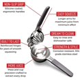 thumbnail image 2 of Lemon Squeezer Stainless Steel Press - Ergonomic, Manual Non-Slip Grip Design - Effortless Hand Held Juicer, 2 of 4