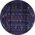thumbnail image 1 of Ahgly Company Indoor Round Persian Blue Traditional Area Rugs, 7' Round, 1 of 4