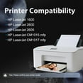 thumbnail image 2 of 124A Toner Cartridge Compatible for 124A Q6000A Toner Cartridge for LaserJet 2600n 1600 Printer, 2 of 7