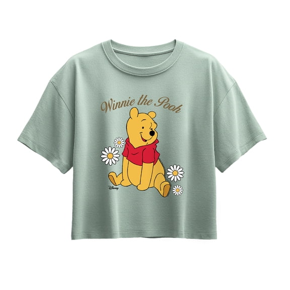 Winnie the Pooh - Sitting Pooh - Youth Girls Boxy T-Shirt