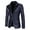 Navy, variant on Vedolay Mens 2023 Coat Men's Blazer Suit Open Front Long Sleeve Fitted Ruffle Casual Office Jacket,Navy XL