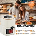 thumbnail image 3 of DM A08 Freidora de Aire Digital, Control Digital, Cocina Saludable Freidora Digital Multifuncional,Freidora de aire visual,Horno De Convección Grande De 7.5 L con Ventana y Luz Interna,Air Fryer, 3 of 5