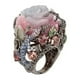 thumbnail image 1 of Con Rose Anillo Joyería Vintage Anillos exagerados, 1 of 8