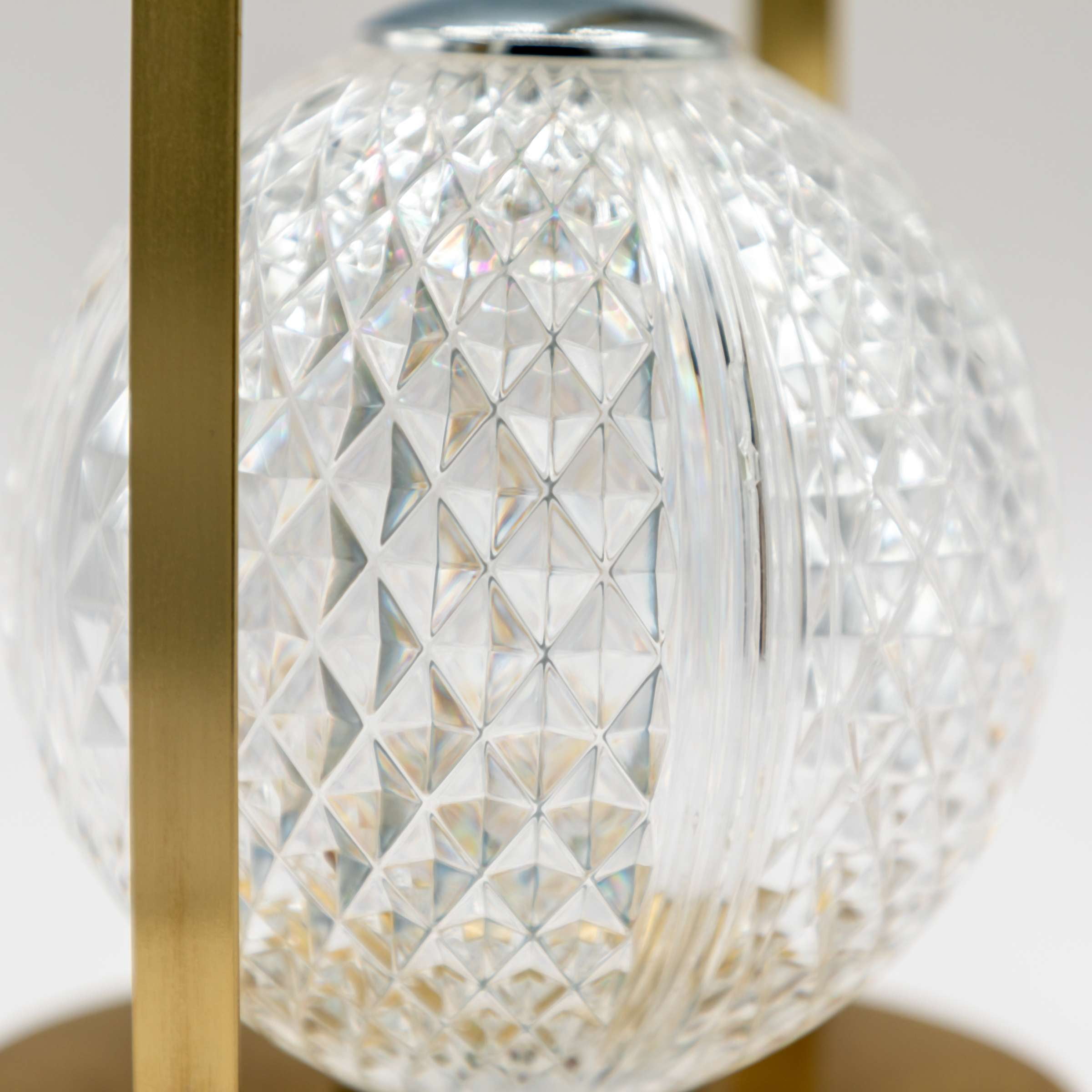 Portable and Rechargeable Gold Lantern Touch Lamp – Multi-Light Settings, Dimmable, USB Powered, 8.25" H x 4.7" W
