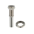 thumbnail image 2 of Kraus PU-12-MR-1SN Universal Grid Drain Assembly and Mounting Ring Satin Nickel, 2 of 2