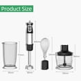thumbnail image 3 of Eccomum Blender Five Pieces Home 600W Big Power Cooking Machine Handheld Whisk Crush Rod Grinding Cup Meat Grinder Bowl Combination Food Supplement Juicer, 3 of 7