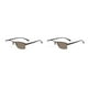 thumbnail image 1 of Qarigey Gafas de sol de media montura para hombre, gafas de lectura con protección ocular, doble uso, antideslizantes, hipermetropía, Type7 NO7, 1 of 6