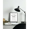 thumbnail image 5 of 8x10in Black Framed Inspirational Canvas Wall Art Motivational Positive Quote Sayings Office Home Decor Prints Encouraging Posters Painting, 5 of 5
