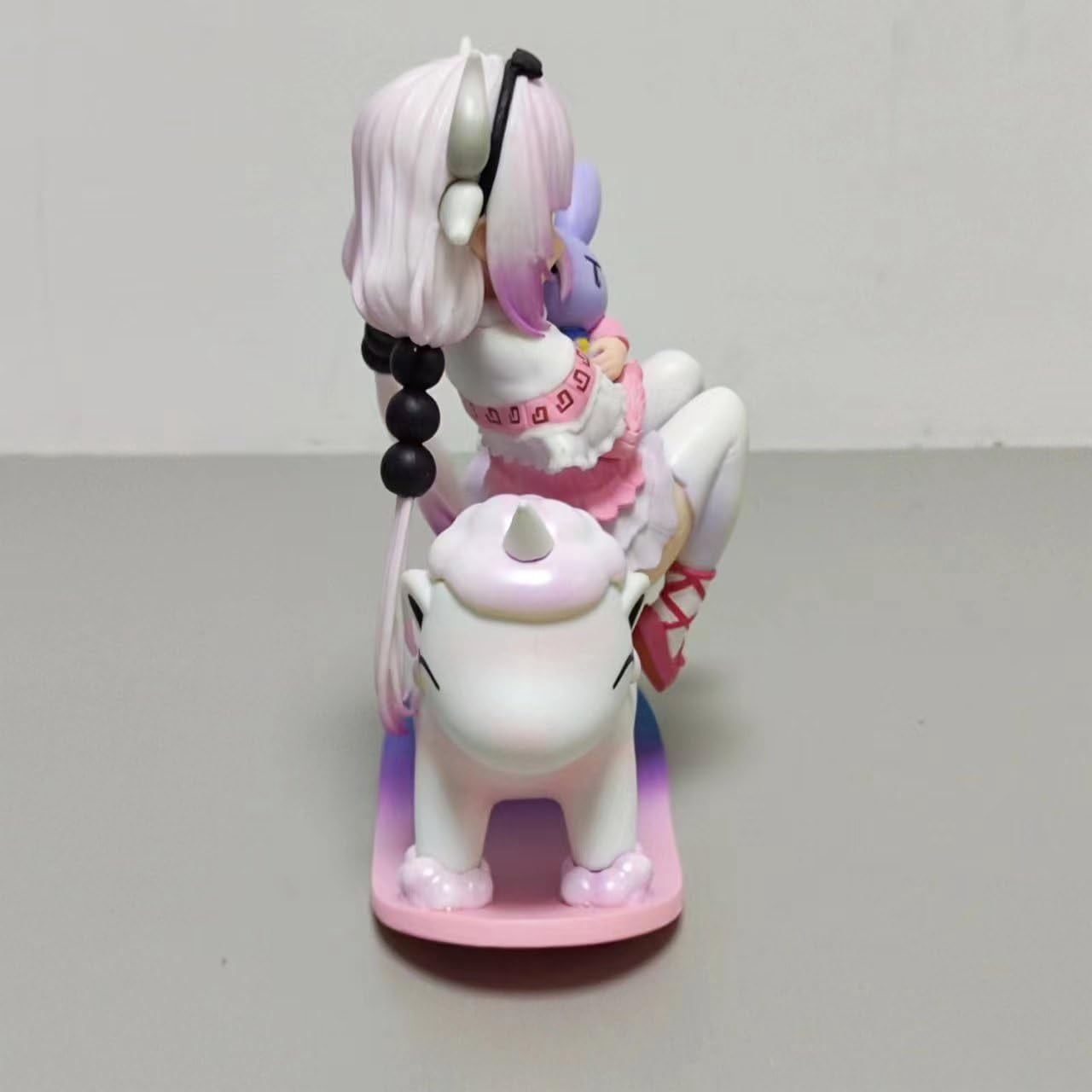 Newly Kanna Figure Sitting Cute Trojans Kanna Action Figures 15cm/5.9inch Anime Character Collection Decor Statue Model Desktop Decoration Ornament Gifts (A)