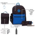 thumbnail image 4 of Jetstream 5-Piece Backpack Set: Kids Backpack & Lunch Bag, Pencil Case, Ruler & Water Bottle, 4 of 9