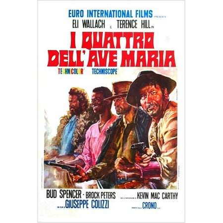 Spaghetti Western Ace High The 4 Gunmen Of Ave Maria Movie Poster