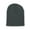 Heather Charcoal, variant on Blank Short Beanie Cap , Melon