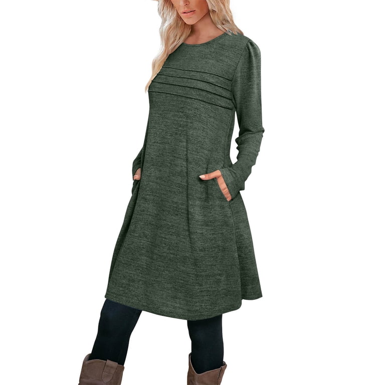 green emerald velvet dress Affordable Dark Green Fall Dresses from Amazon
