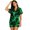 Green2, variant on Halloween Pajamas Halloween Graphic Short Sleeve Pajamas for Women Set