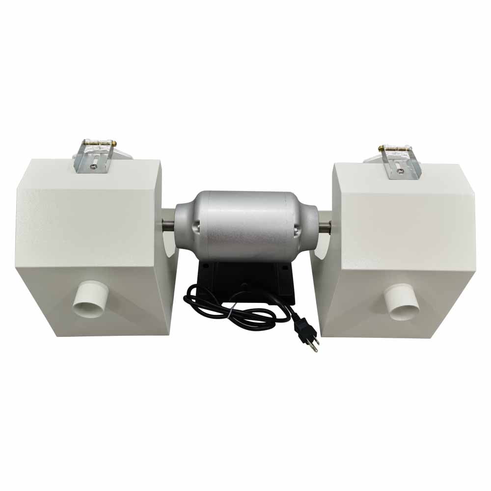 INTSUPERMAI Dental Lab Polishing Machine Lathe Bench Buffing Grinder Jewelry Polisher