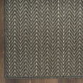 thumbnail image 6 of Nourison Horizon Indoor/Outdoor 2'2" x 8' Charcoal Modern Rug, 6 of 7