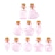 thumbnail image 1 of 10-Pack vacío transparente botella de pendiente DIY Decoración casa Oficina artes Rosa Rosado Sunnimix Collar Colgante Mini Botellas, 1 of 8