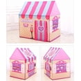 thumbnail image 3 of Tienda de juegos para niños, castillo de princesa rosa para niñas, casa de juegos portátil para exteriores, tiendas de campaña para fiestas infantiles, 3 of 5