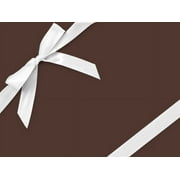 Pack of 1, Chocolate 26" x 833' Full Ream Roll Gift Wrap for Holiday, Party, Kids' Birthday, Wedding & Special Occasion Packaging
