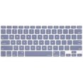 thumbnail image 1 of Silicone Compatible with MacBook Pro 13/15 Inch(with/Without Retina Display,2015 or Older Version), Older MacBook Air 13 Inch (A1466 / A1369, Release 2010-2017), Lavender Gray, 1 of 6