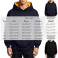 thumbnail image 2 of Chiccall Mens Hoodie Long Sleeve Colorblock Hooded Sweatshirts Outdoor Casual Athletic Loose Fit Sweatshirts with Pocket, 2 of 6