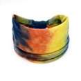 thumbnail image 1 of Diadema con estampado tie-dye para mujer, estilo europeo y americano, transpirable, elástica, para yoga, deportes, fitness, banda para el cabello de ala ancha, 1 of 6