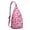 Rose-red, variant on Cute Cow Print Sling Backpack – Highland Cow & Sunflower Farmhouse Style Crossbody Bag for Women, Hand-Drawn Watercolor Ranch Vibe Hiking Daypack
