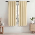 thumbnail image 1 of Blackout Cortinas, Cortinas Blackout Térmicas Aislantes 42x63 Pulgadas, Cortinas Oscurecedoras con Bolsillo para Barra para Sala de Estar y Recámara, Paneles de Tratamiento de Ventanas con Reducción, 1 of 7