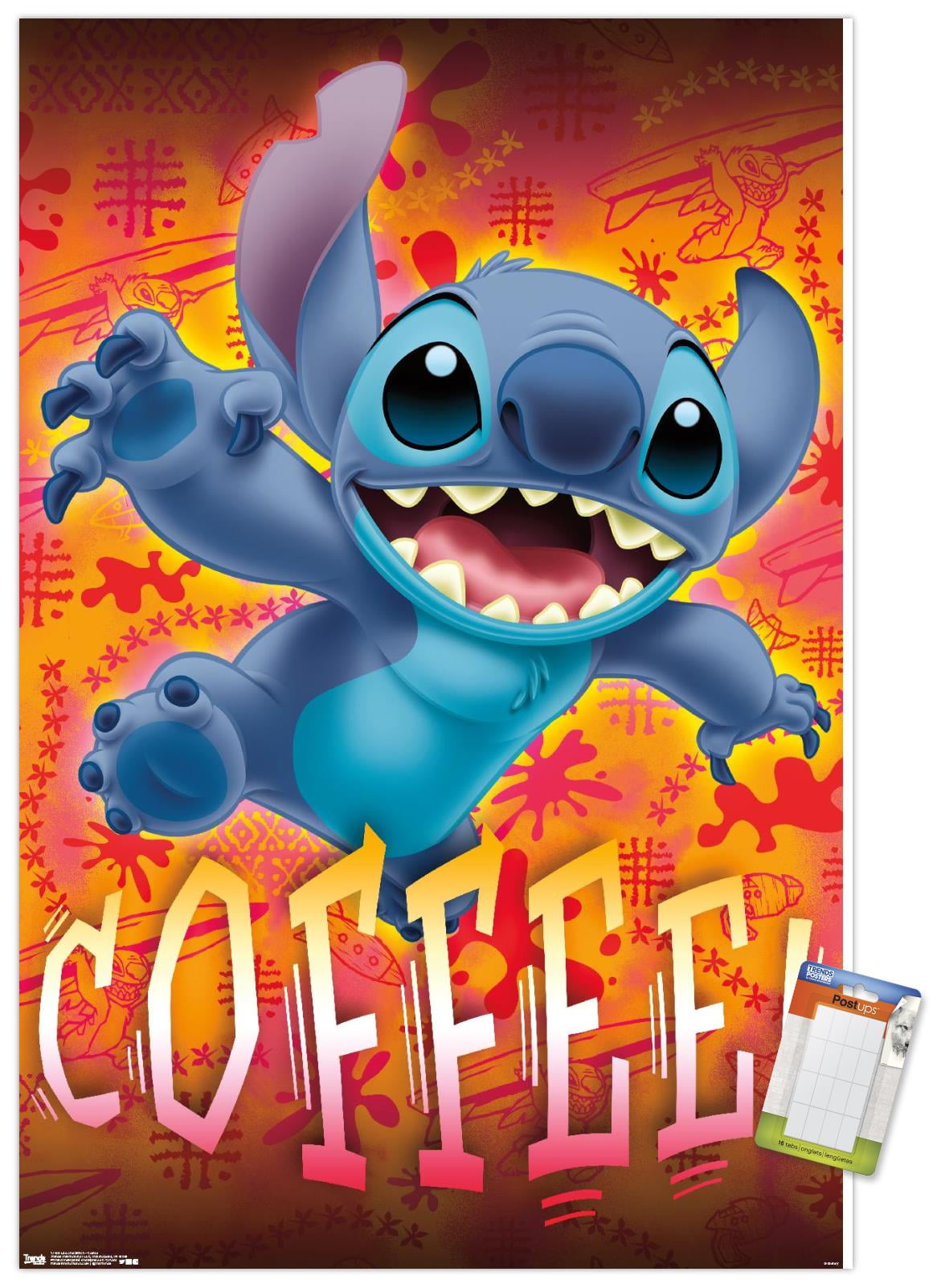 Disney Lilo and Stitch - Coffee Wall Poster, 22.375' x 34'