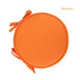 thumbnail image 1 of Coussin de Siège Rond Uni avec Sangles à Nouer pour Chaises Intérieur/extérieur, 1 of 1