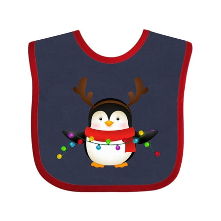 

Inktastic Penguin Xmas Gift Baby Boy or Baby Girl Bib