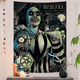 thumbnail image 3 of Tapiz bohemio vintage de la película Beetlejuice 2 yangshaomei decoración de pared con Buda indio, 3 of 5