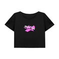 thumbnail image 1 of Camiseta corta holgada de verano para mujer, camiseta recortada para mochilero, viaje de senderismo M, 1 of 7