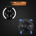 thumbnail image 4 of /24V Phare de Voiture Moto 7 Pouces Lampe de Conduite LED Ronde pour Jeep Wrangler 7 Pouces, Clignotant Rétro, 4 of 6