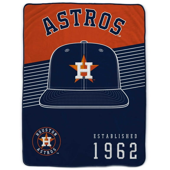 Pegasus Houston Astros 60- x 80- Hat Stripes Throw Blanket