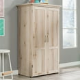 thumbnail image 4 of Sauder Storage Craft Armoire, Pacific Maple Finish, 4 of 24