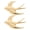 Golden, variant on BRIGHTFUFU 2Pcs Flying Birds Modern Metal Wall Art Decor Brass Vintage Swallow Figurine Hanging Ornament Handmade Garden Wall Decor