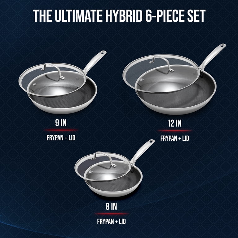 Blue Diamond Diamond Bond 6-Piece Hybrid Nonstick Fry Set photo 7