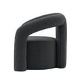 thumbnail image 6 of Manhattan Comfort Darian Boucle Accent Chair from Solid Wood in Black (Set of 2), 6 of 7