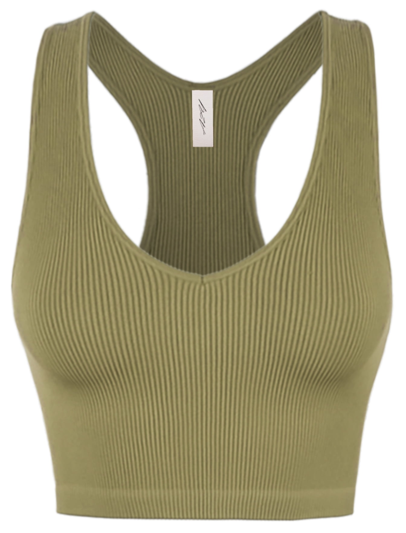 A2Y Women's Ribbed Seamless Workout 