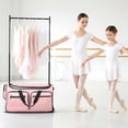 thumbnail image 3 of Dance Bag with Garment Rack - 28"Collapsible Rolling Competition Dance Duffle Bag Lightweight Costume Wheeled Suitcase for Dancers Shows Livestreamer Athletes, 3 of 11