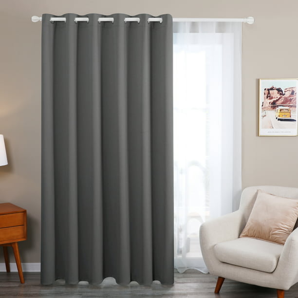 Deconovo Thermal Insulated Blackout, Wide Width Grommet Blackout Curtains