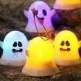 thumbnail image 4 of Halloween Ghost Lights - Flameless Candle Lights with Terrifying Expressions for Indoor Decor, Energy-Efficient LED Night Lights for Spooky Celebrations, Perfect for Fireplaces and Dining Tables, 4 of 7