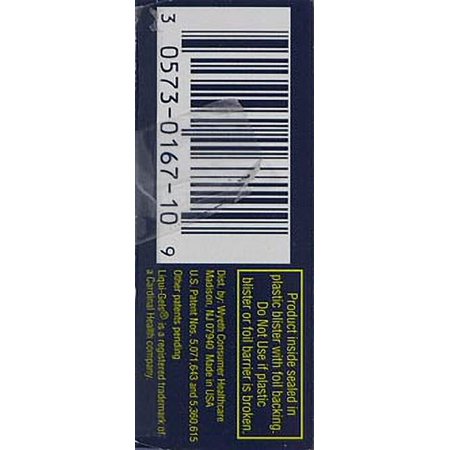 Advil: Liqui-Gels PM, 1 Ct