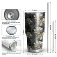 thumbnail image 6 of 30oz Pioneer Flower Tumblers Stainless Steel Tumbler with Lid and Straw,Vacuum Insulated Double Wall Travel Tumbler Cups Mug with Cleaning Brush for Coffee,Tea, 6 of 7