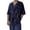 Dark Blue, variant on Men's Casual Button-Down Shirts Hawaiian Shirt Lapel Collar Print Summer Beach Shirts Loose Holiday Floral Short Sleeve Shirt Summer Casual Tee Top