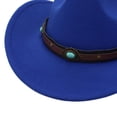 thumbnail image 3 of TAmten Western Cowboy Hat for Kids Classic Roll Up Hat Boys Girl(Blue,3-8 Years), 3 of 4