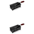 thumbnail image 2 of Advancent Juego de parrilla de acero inoxidable Reemplazo Mini portátil Antióxido Lavable Reutilizable Bistec Barbacoa Estufa Utensilios para Negro 2piezas, 2 of 6