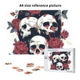 thumbnail image 6 of Sikiie Gothic Skulls And Roses Puzzle, Jigsaw Puzzles, Jigsaw Puzzles 1000 Pieces, Custom Jigsaw Puzzle for Adults (29.5×19.7in, Horizontal), 6 of 9
