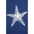 thumbnail image 1 of Nuloom 4' x 6' Hand Hooked Marine Indoor and Outdoor Area Rug in Blue, 1 of 3